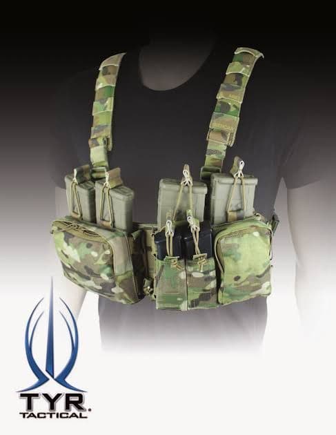 美品】TYR製 DSチェストラックHハーネス