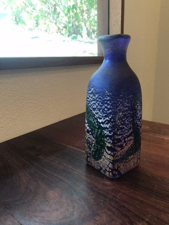 稲嶺盛吉13 琉球 ガラス 花瓶
