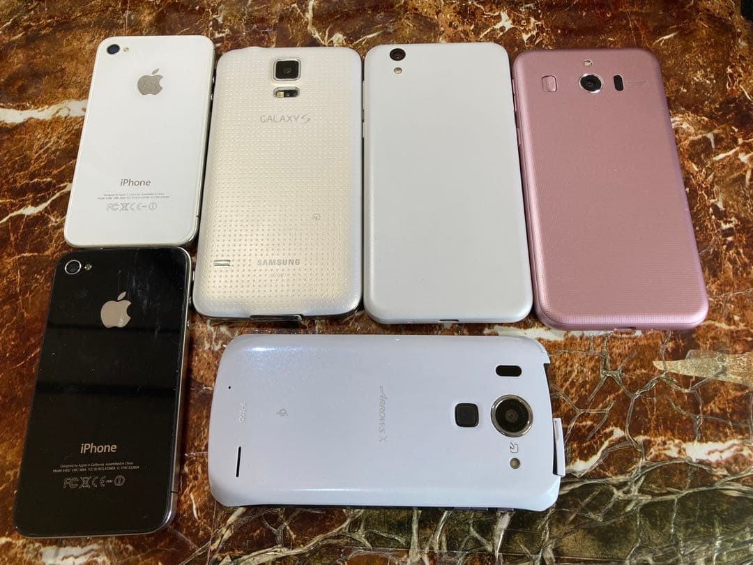 スマートフォンジャンク本体 6台セット - メルカリ