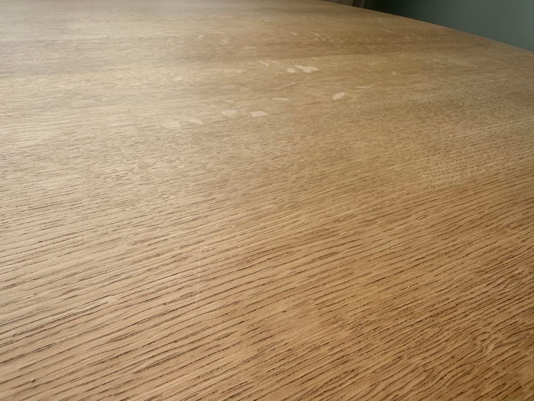 日進木工　Kタイプ　ナラ　 円形ダイニングテーブル　3本脚