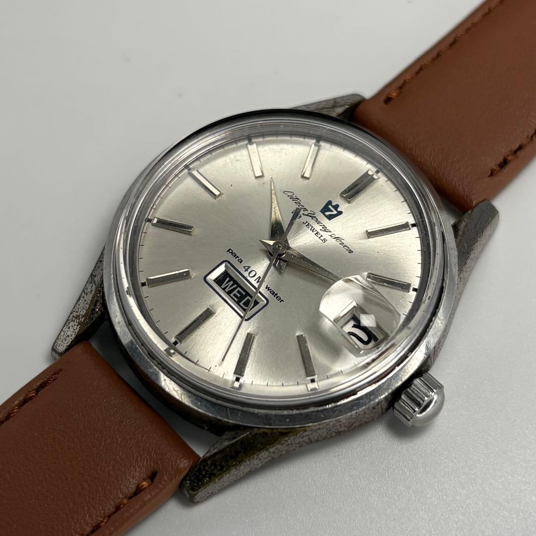 OH済 CITIZEN シチズン ヤングセブン 65年製手巻腕時計 風防新品