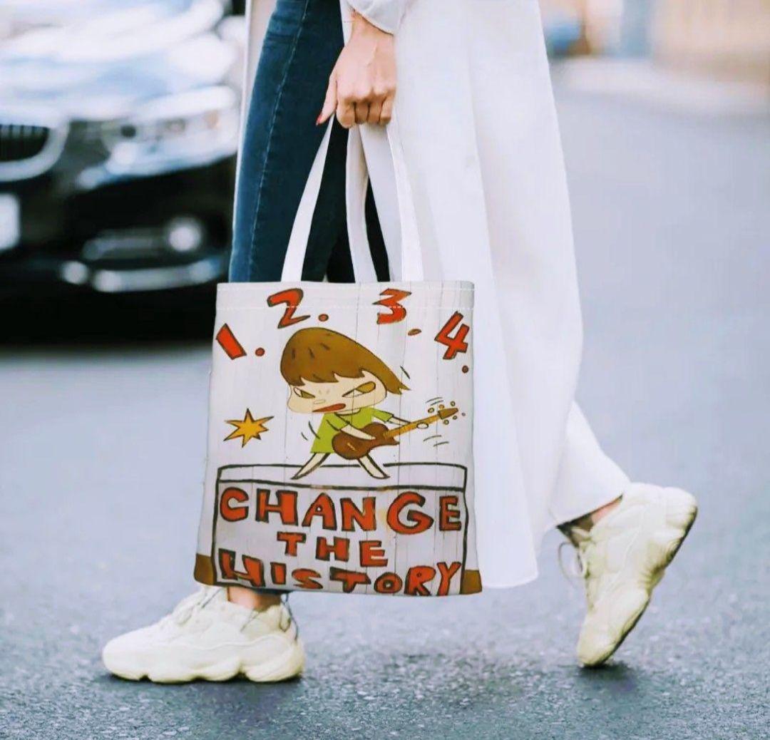 奈良美智 トートバッグ アート 新品 未使用 - メルカリ