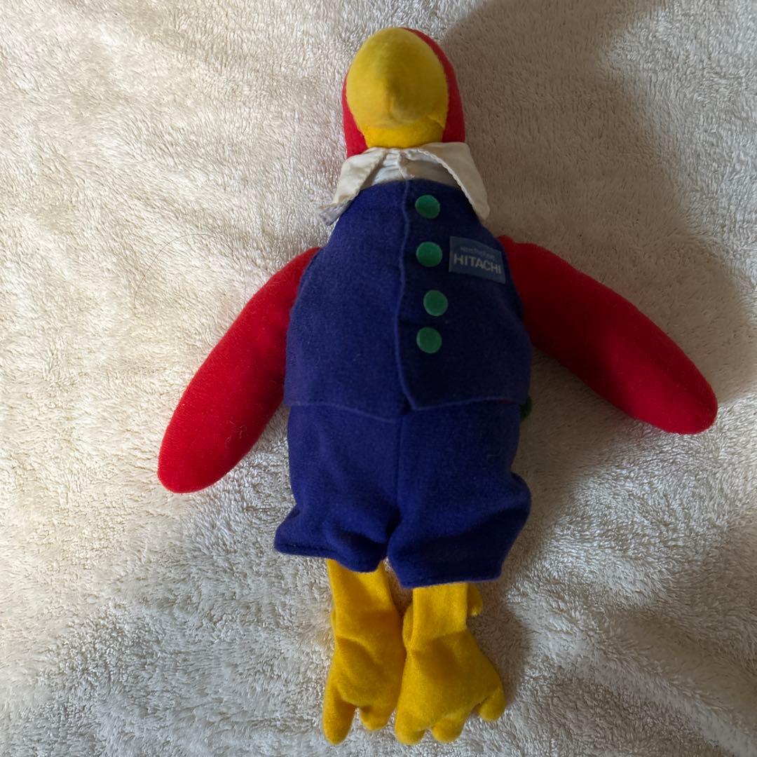 値下げ中！レトロ HITACHI 日立 ぬいぐるみ ポンパくん 鳥の形 非売品