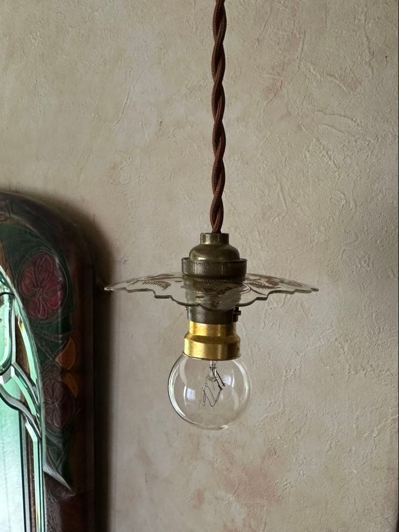 1900年代初頭 フランス アンティーク 金箔で絵付けされた美しい