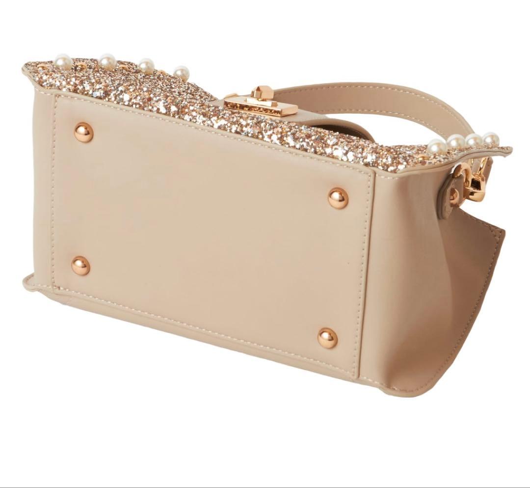 [美品] ダイアナ　キラキラグリッター バッグ