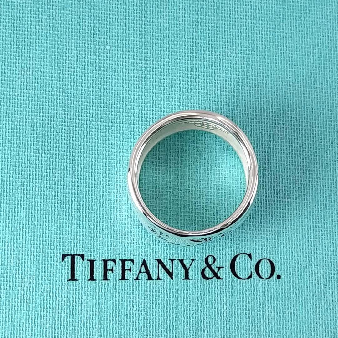 ★SALE★【ティファニー】リーフ　葉っぱ　リング　１４号　2603