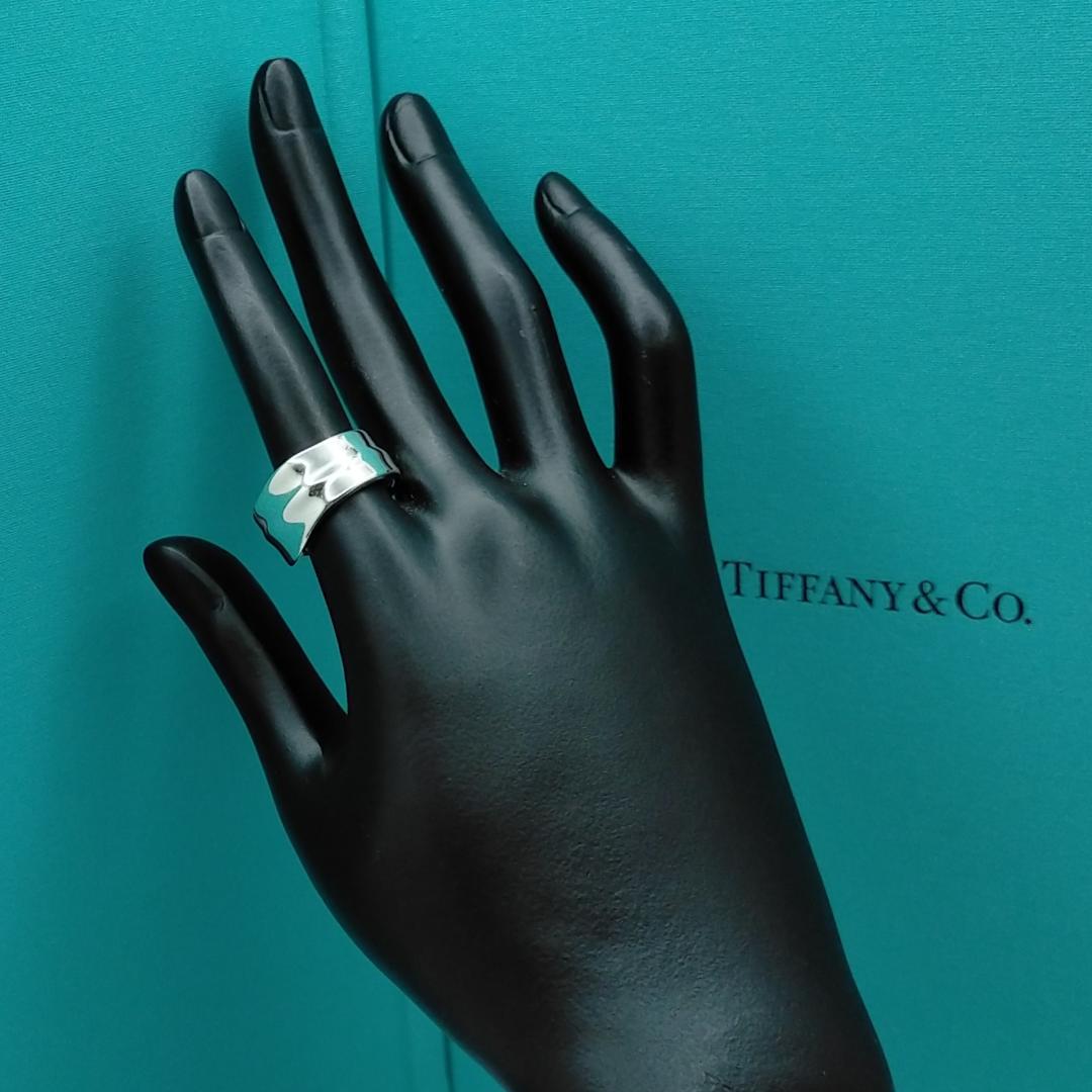 ★SALE★【ティファニー】リーフ　葉っぱ　リング　１４号　2603