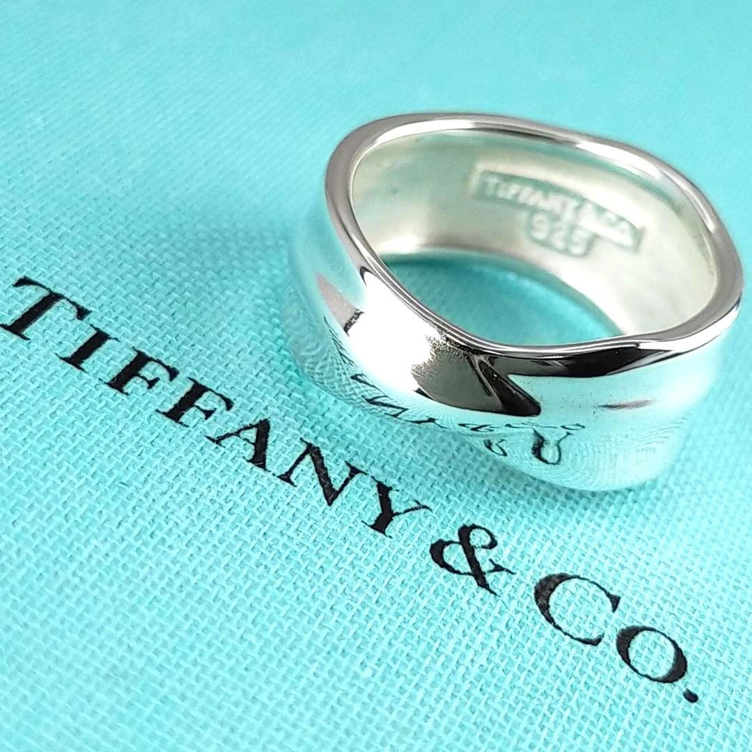 ★SALE★【ティファニー】リーフ　葉っぱ　リング　１４号　2603
