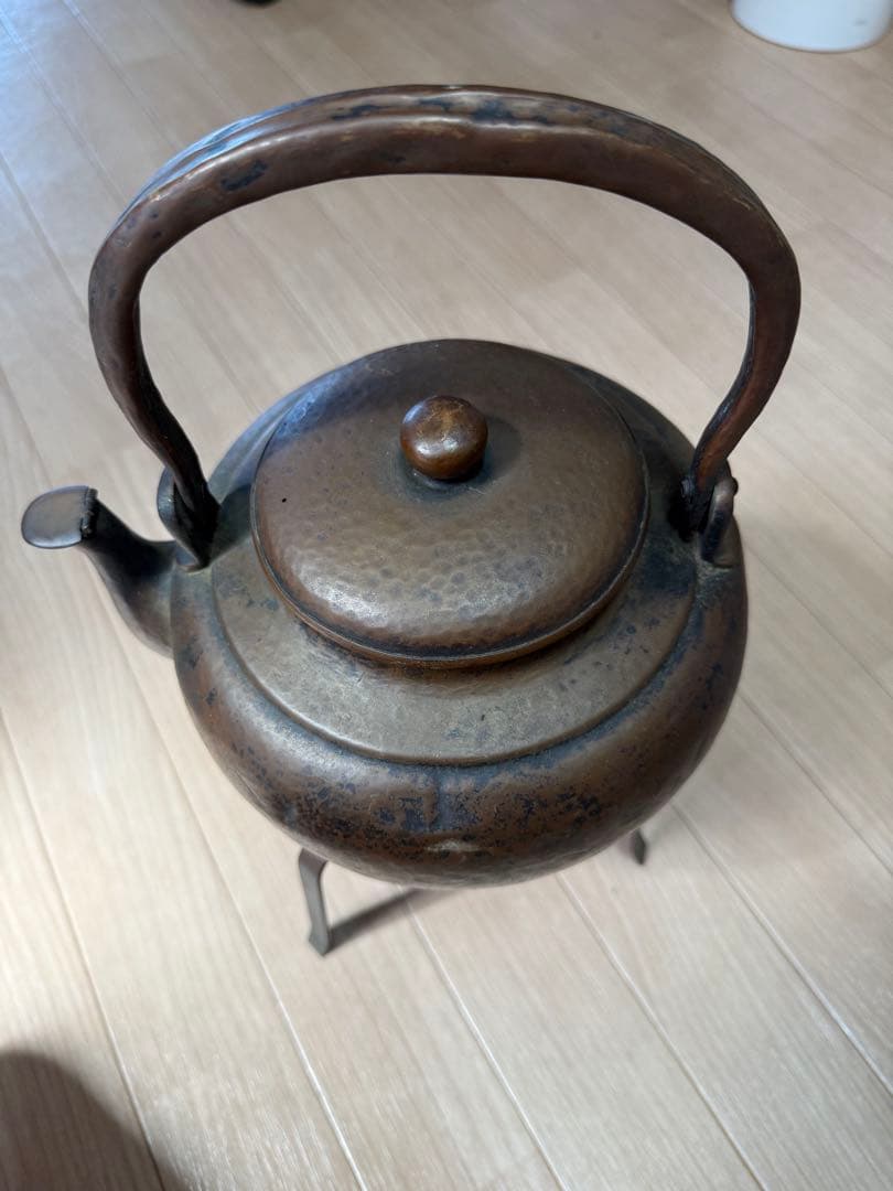 【五松堂】銅製やかん 茶道具 アンティーク レトロ 楽天市場】ケトル やかん ティーポット 銅製 中国風 茶道具 茶器