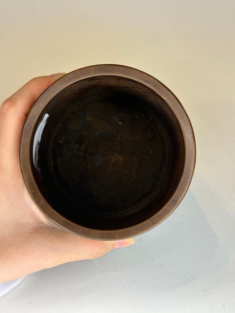 中国 清代 乾隆年制 底款 七宝焼き（景泰蓝）銅製香炉 骨董品 仙鶴と雲文装飾