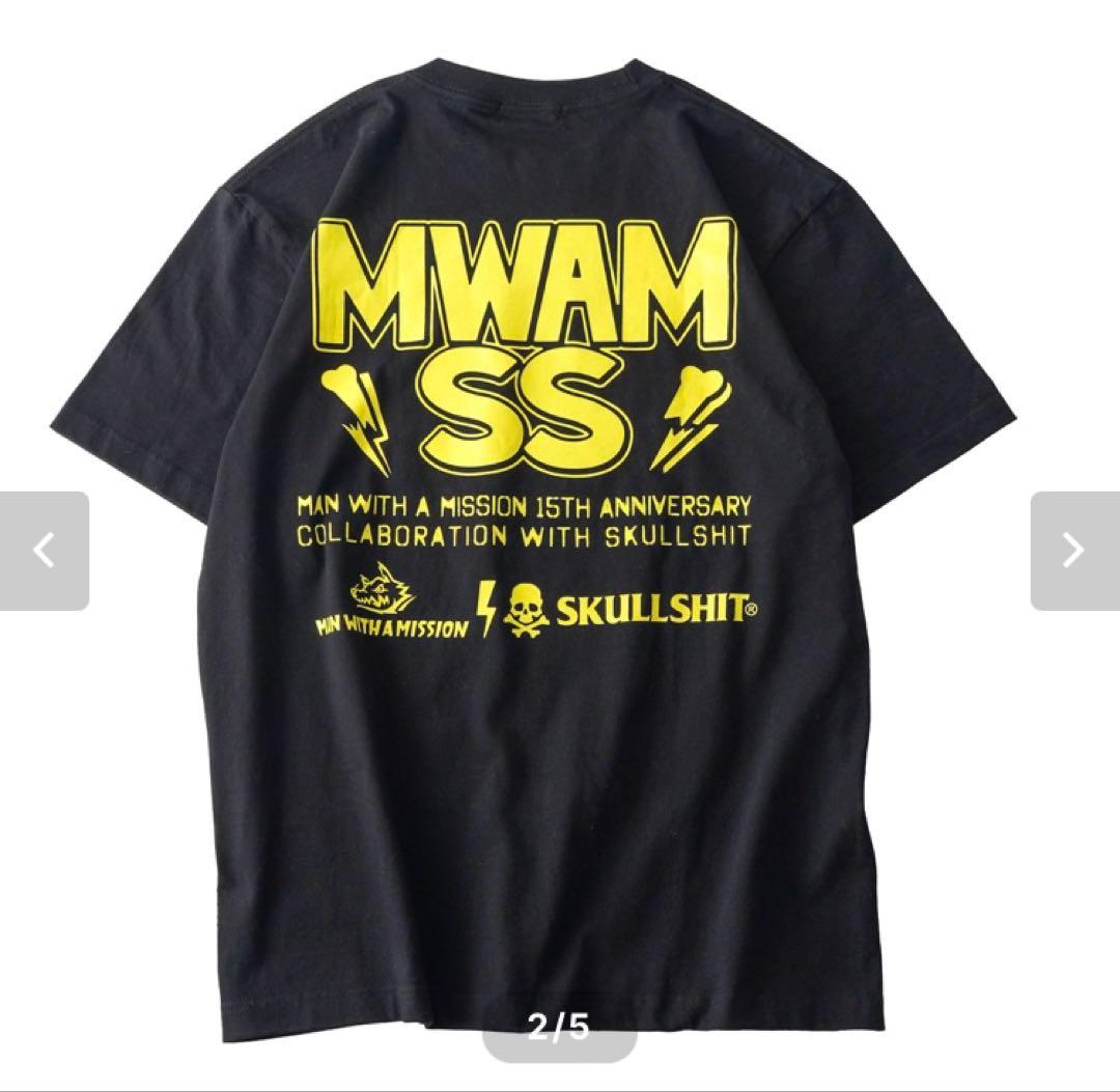 マンウィズ SKULLSHIT コラボTシャツ XLサイズ - メルカリ