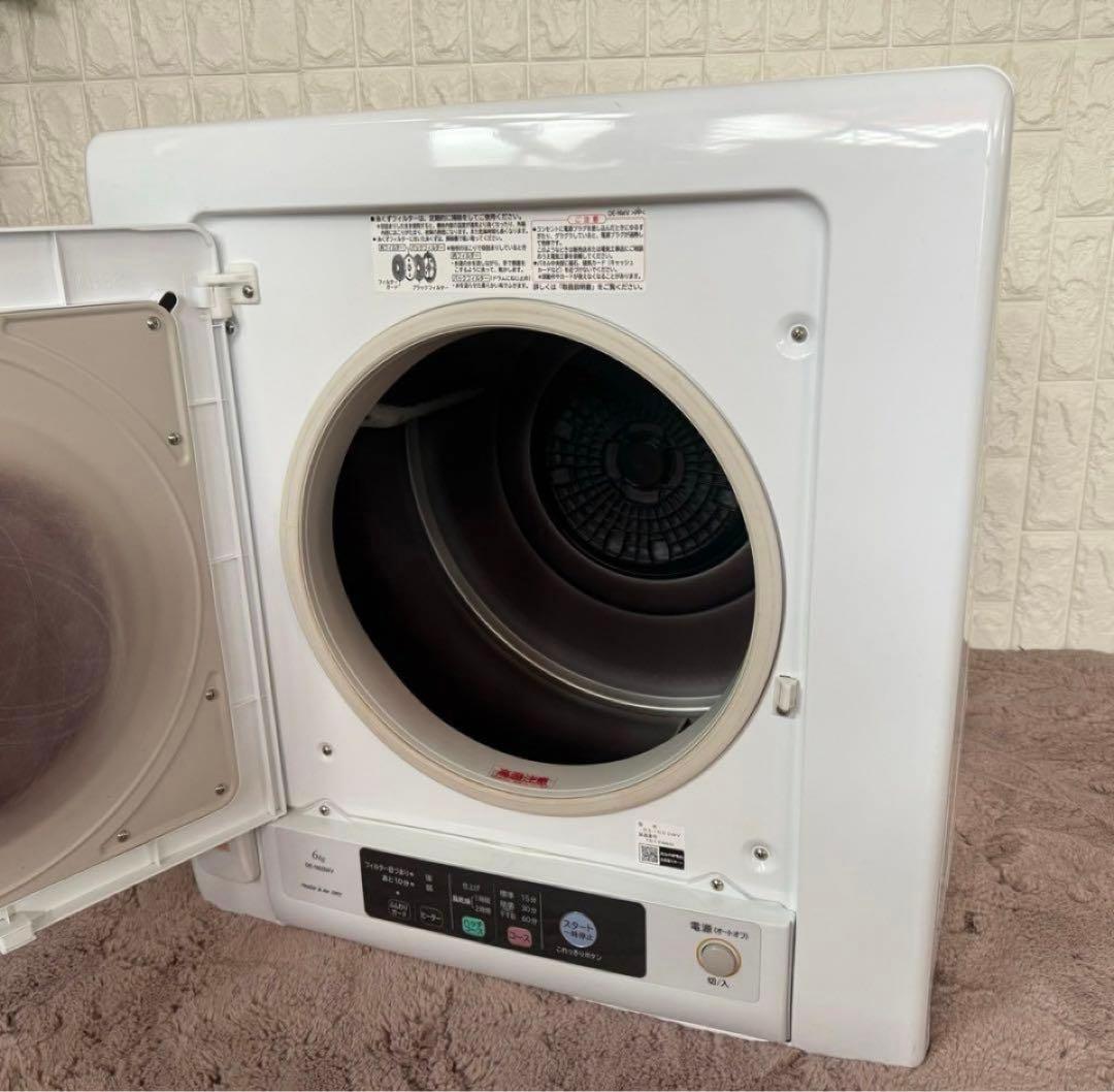 日立 衣類乾燥機 6kg 2017年製 DE-N60WV○AA04W007