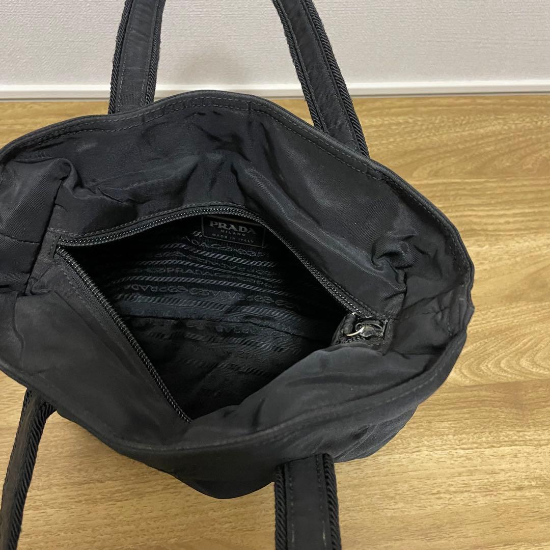 《美品》PRADA（プラダ）ナイロン ハンドバッグ ブラック 黒