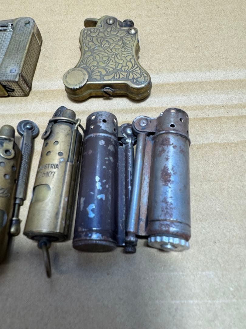 メタル製ライター まとめ　7台