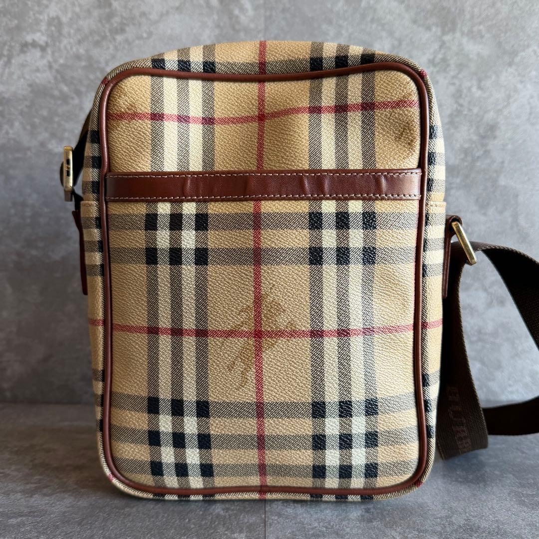 ⭐️バーバリー⭐️ノバチェック ヘリテージ ショルダーバッグ シャドーホースブラウン