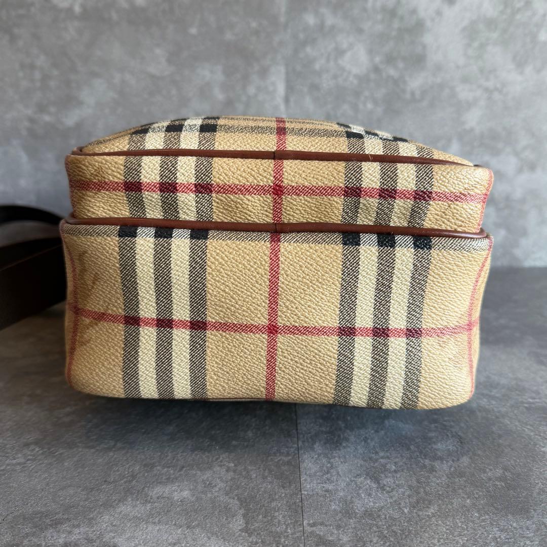 ⭐️バーバリー⭐️ノバチェック ヘリテージ ショルダーバッグ シャドーホースブラウン