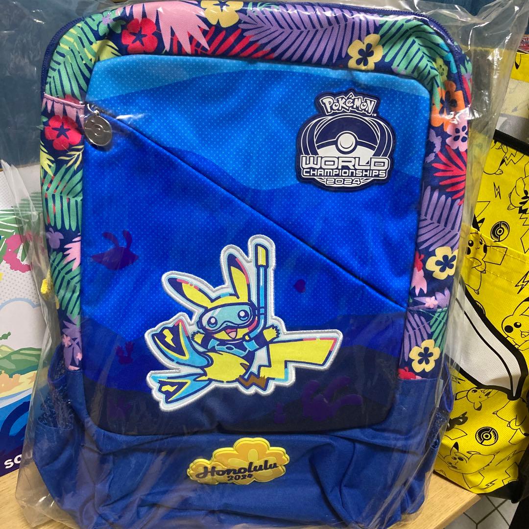ポケモンWCS2024 ホノルルハワイ限定リュックピカチュウ