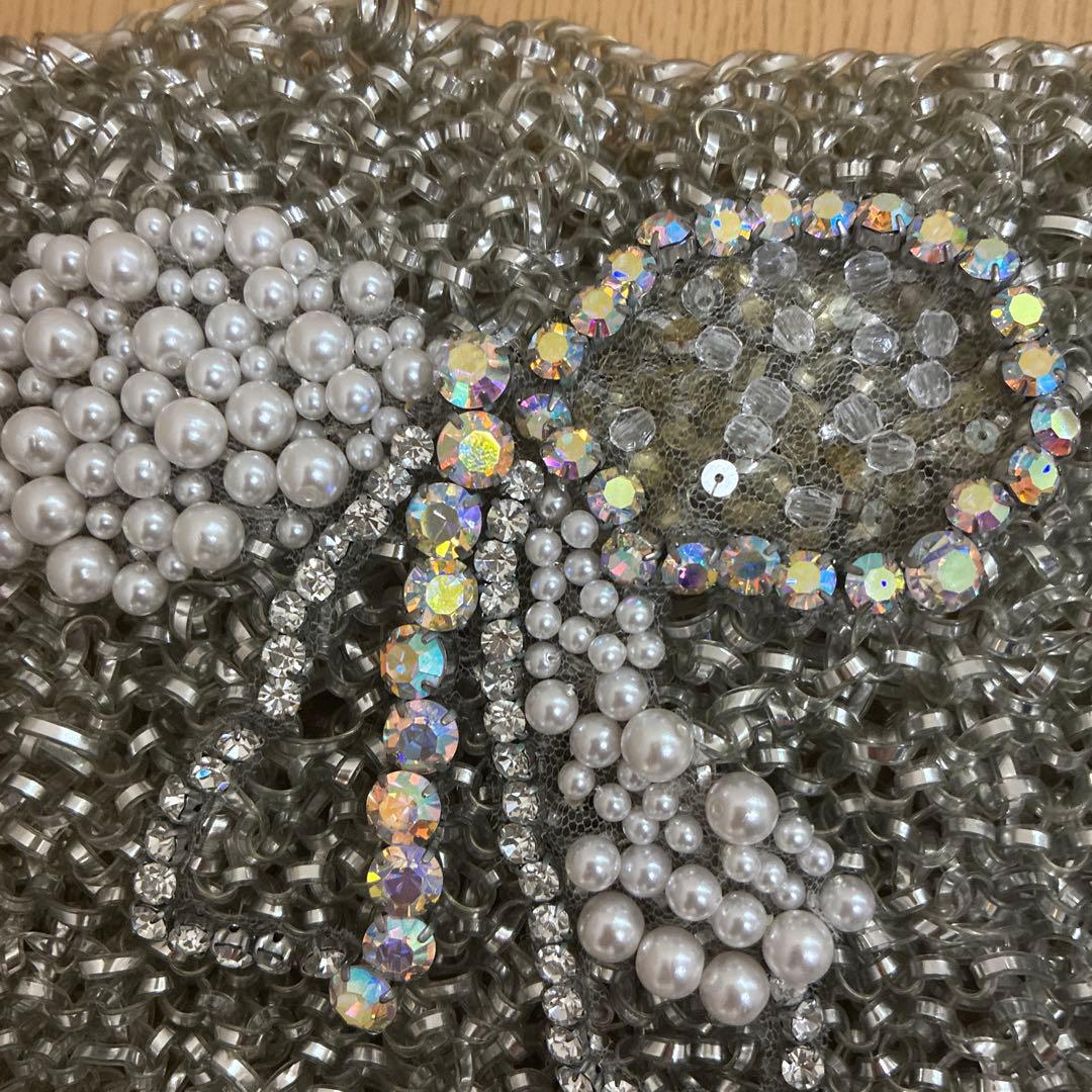 アンテプリマ　ワイヤーバック　シルバー　リボン