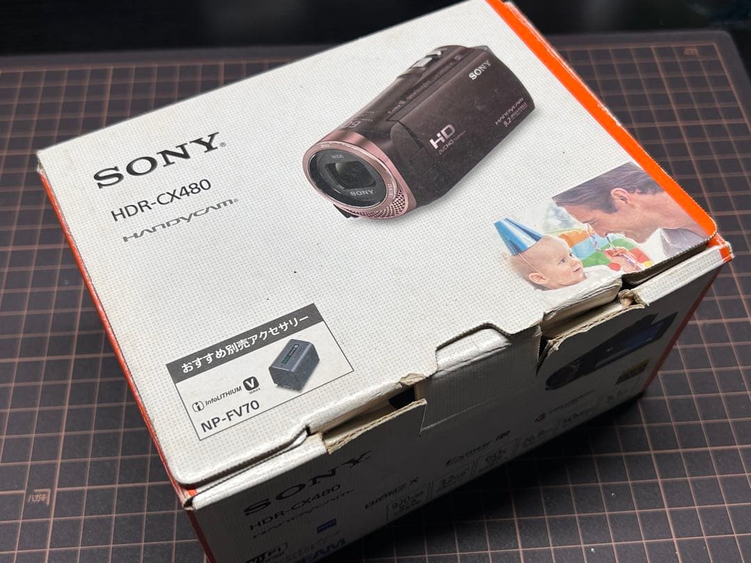 Sony ハンディカム ビデオカメラ HDR-CX480 メモリカード付64GB