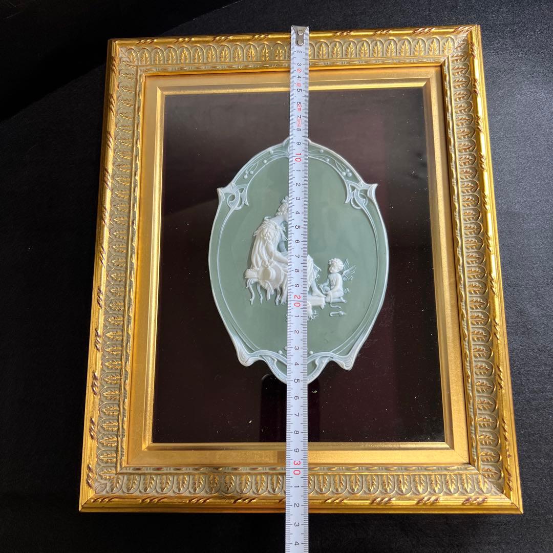 英国　パテ・シュール・パテ　女神、天使文額　東Y7-1218☆1Fトトサ