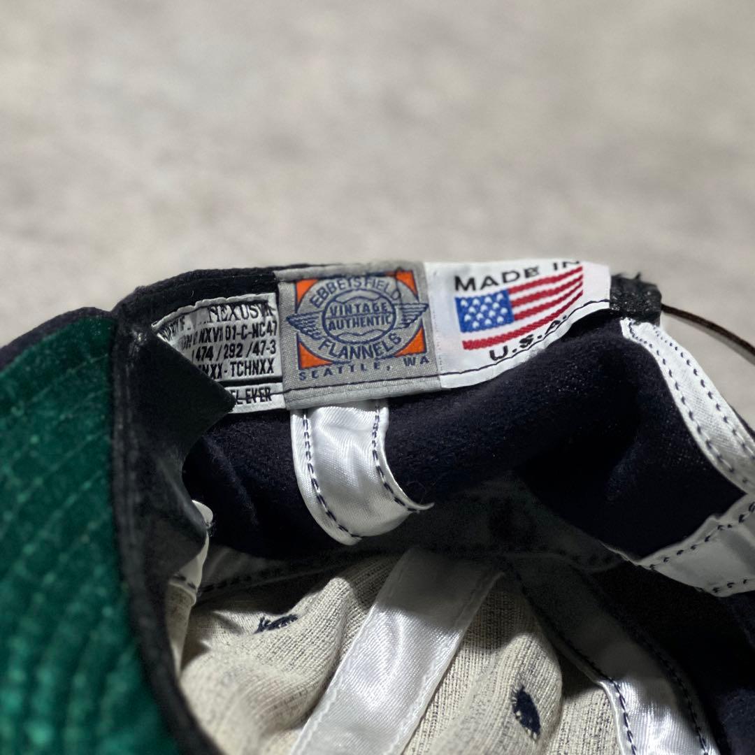 廃盤品エベッツフィールド×ネクサス7キャップ帽子レザーベルトN7ロゴ