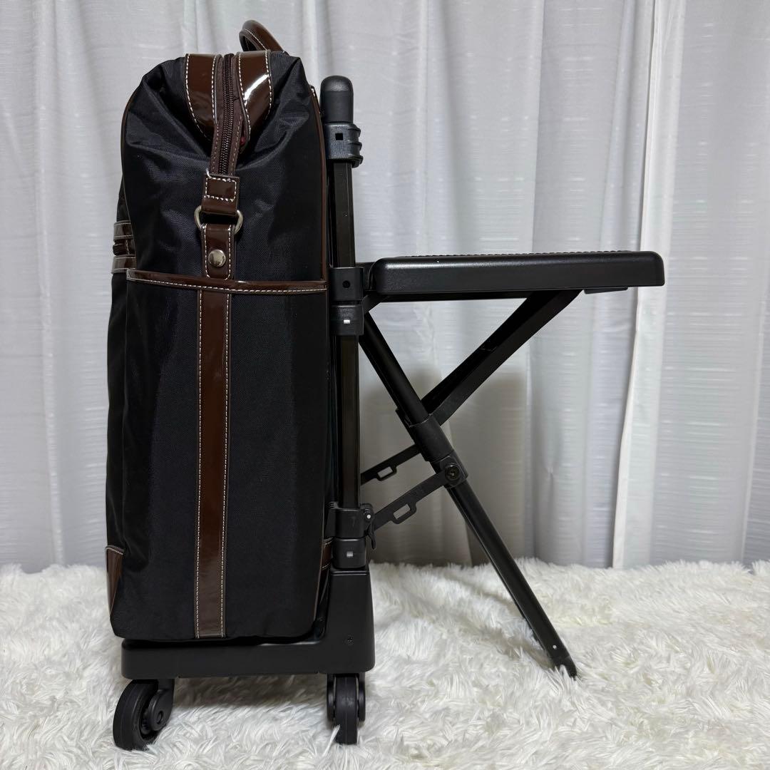 スワニールーマIIキャリーバッグ座面付き4輪キャスター