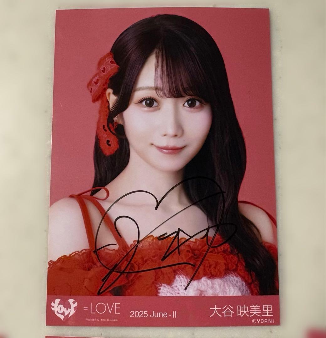 イコラブ 大谷映美里 ヨリ 直筆 とくべチュ、して 歌唱衣装② イコラブ