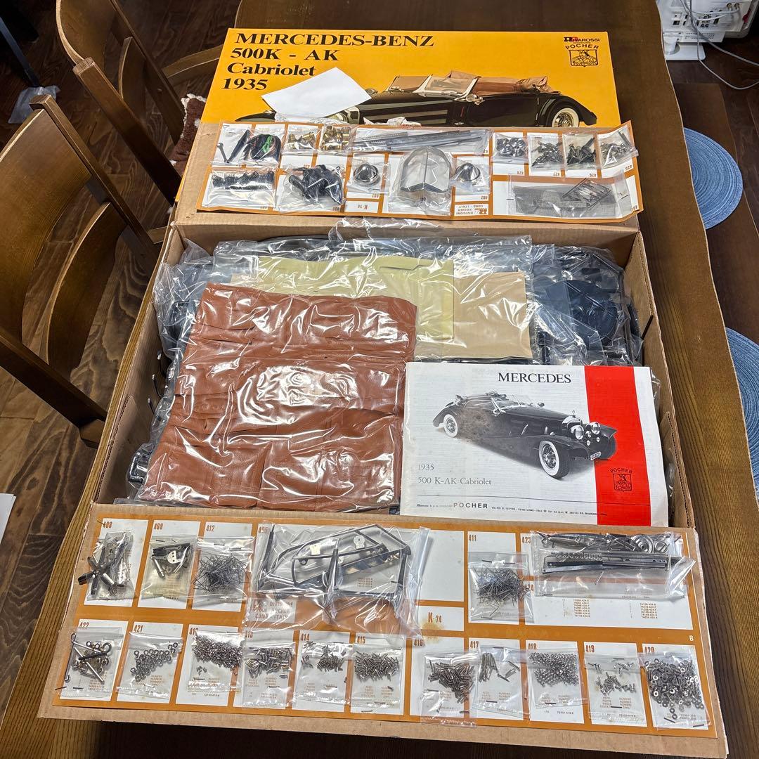 ポケール　1/8スケール　メルセデスベンツ　500K カブリオレ 1935