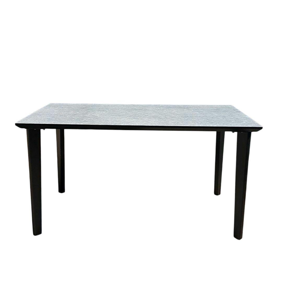 松田家具　ダイニングテーブル グレー　メラミン