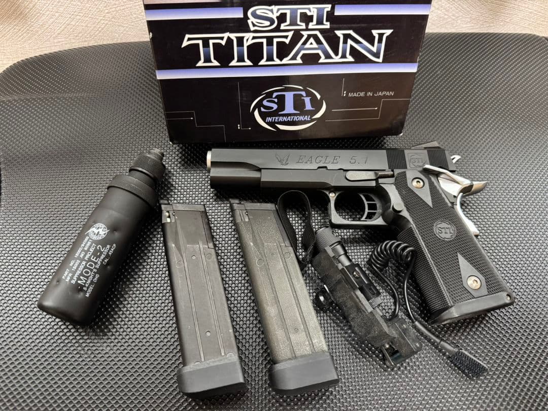 KSC EAGLE 5.1 STI TITAN(カスタム済み)/ガスブローバック