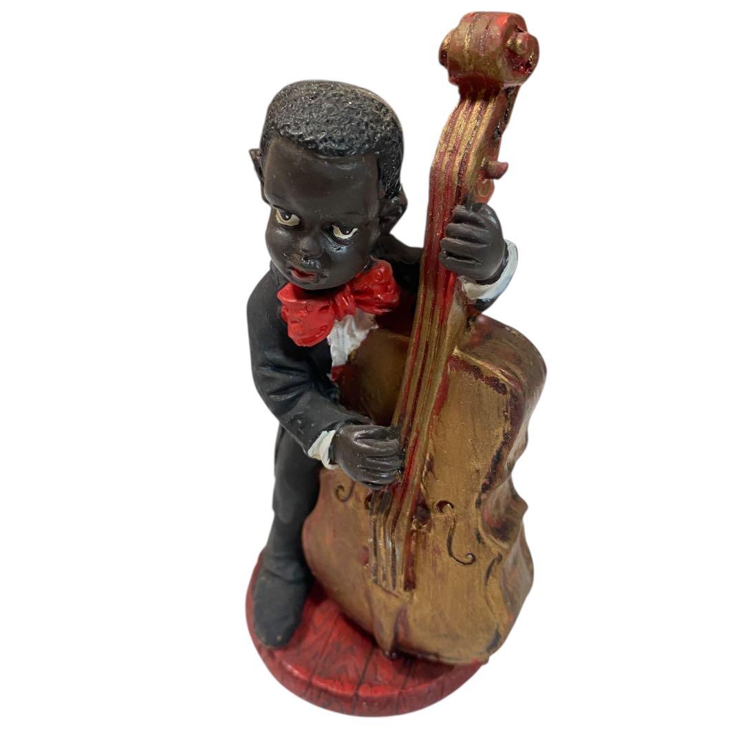 ジャズバンド 黒人バンド フィギュア 7体セット 置物 インテリア