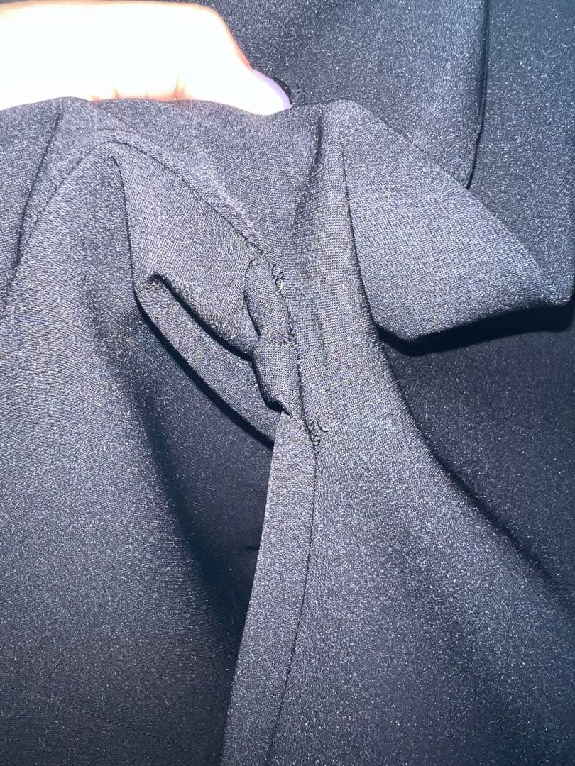 バスコChronicle 黒 ゆったりサルエルパンツ - メルカリ