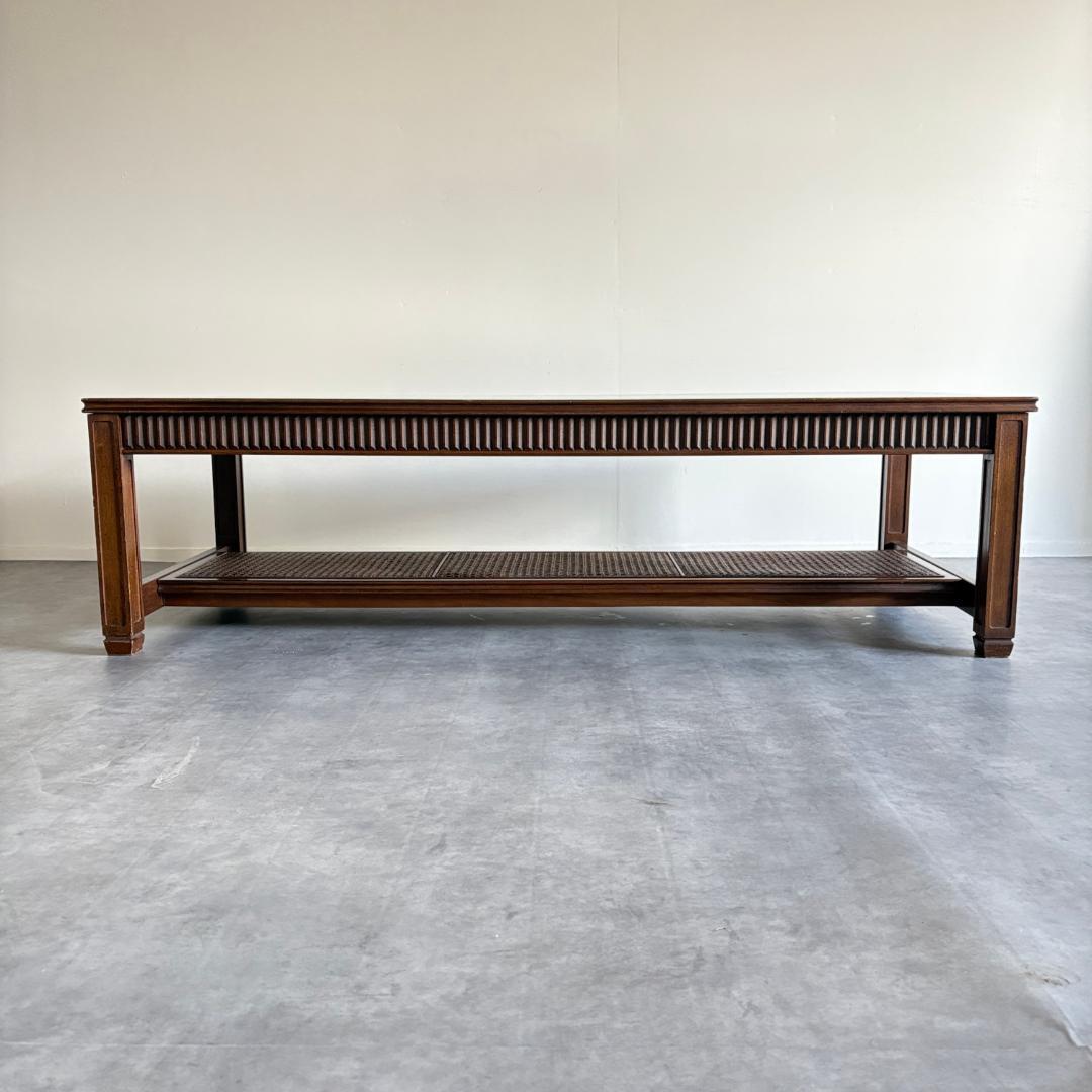 レトロ！円形木製座卓 ダークブラウン 61年前のものです ダイニング