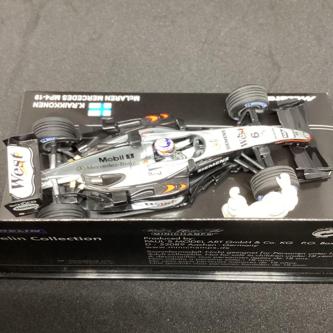 ミニチャンプス F1 マクラーレン MP4-19 キミ ライコネン West仕様