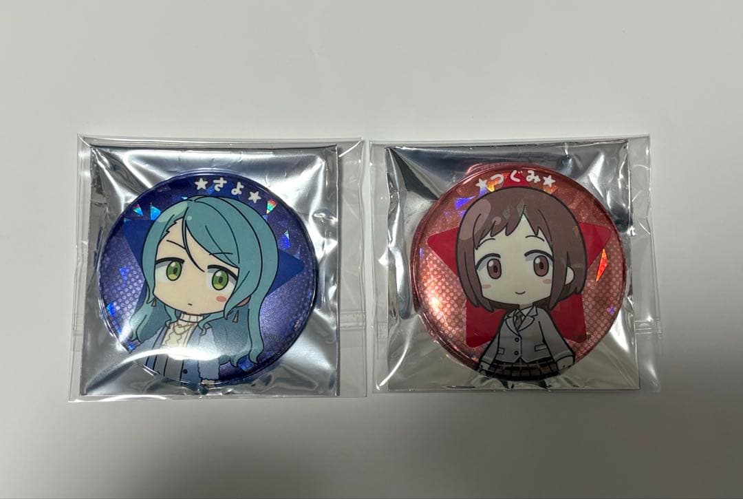 バンドリ 缶バッジ 元祖！バンドリちゃん 氷川紗夜 羽沢つぐみ - メルカリ