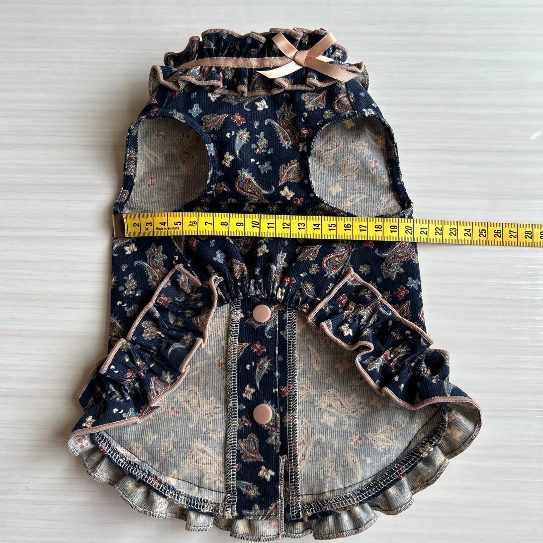 No.526 犬服ハンドメイド バックオープンワンピース - メルカリ