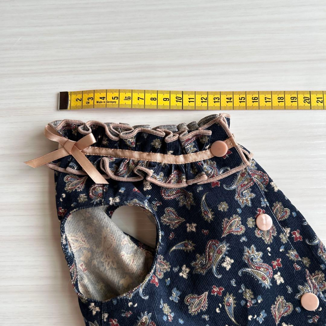 No.526 犬服ハンドメイド バックオープンワンピース - メルカリ