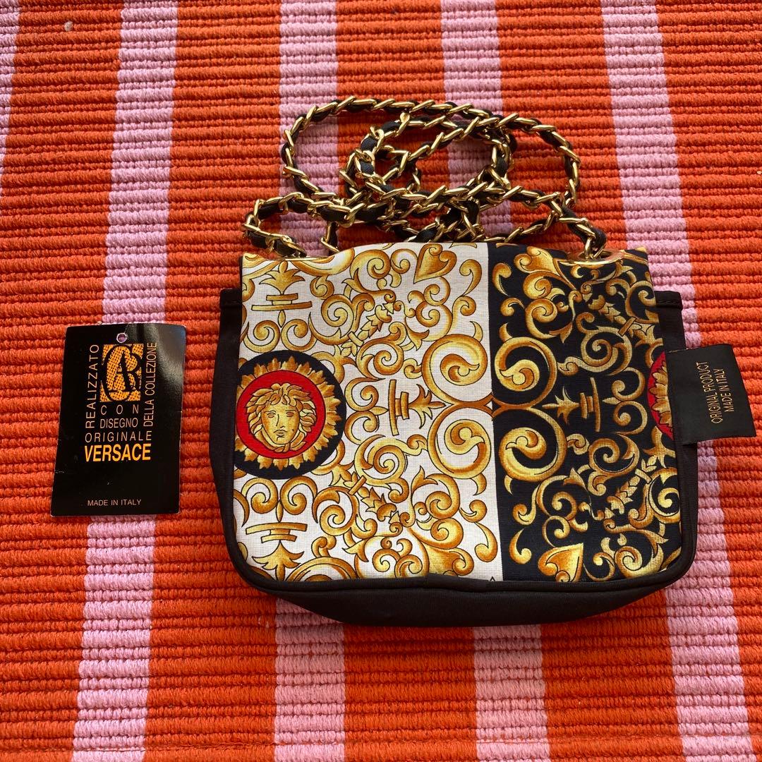 M*様 VERSACE ショルダーバッグ ゴールド ブラック　メデューサ
