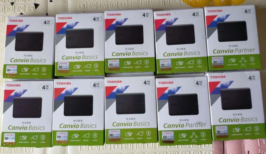 TOSHIBA Canvio Partner 4TB 外付けHDD 新品未開封新品未開封 TOSHIBA