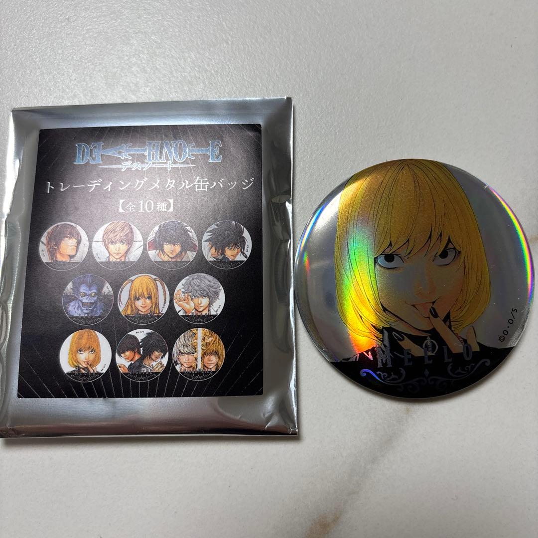 デスノート メタル缶バッジ メロ - メルカリ