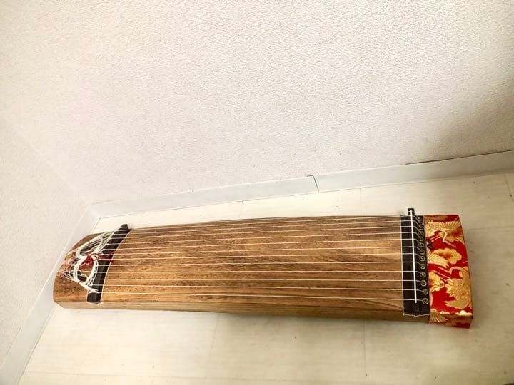 ミニ琴 全長約90cm 13弦 本格的な演奏OK、持ち運び便利、子