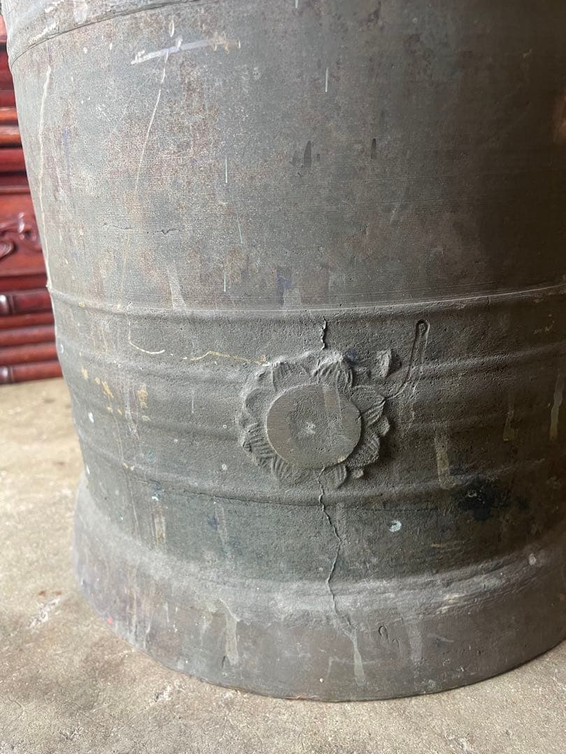 喚鐘 古銅 工芸品 熊平特製古銅 仏教美術 時代物 古美術 釣鐘 銅製 青銅