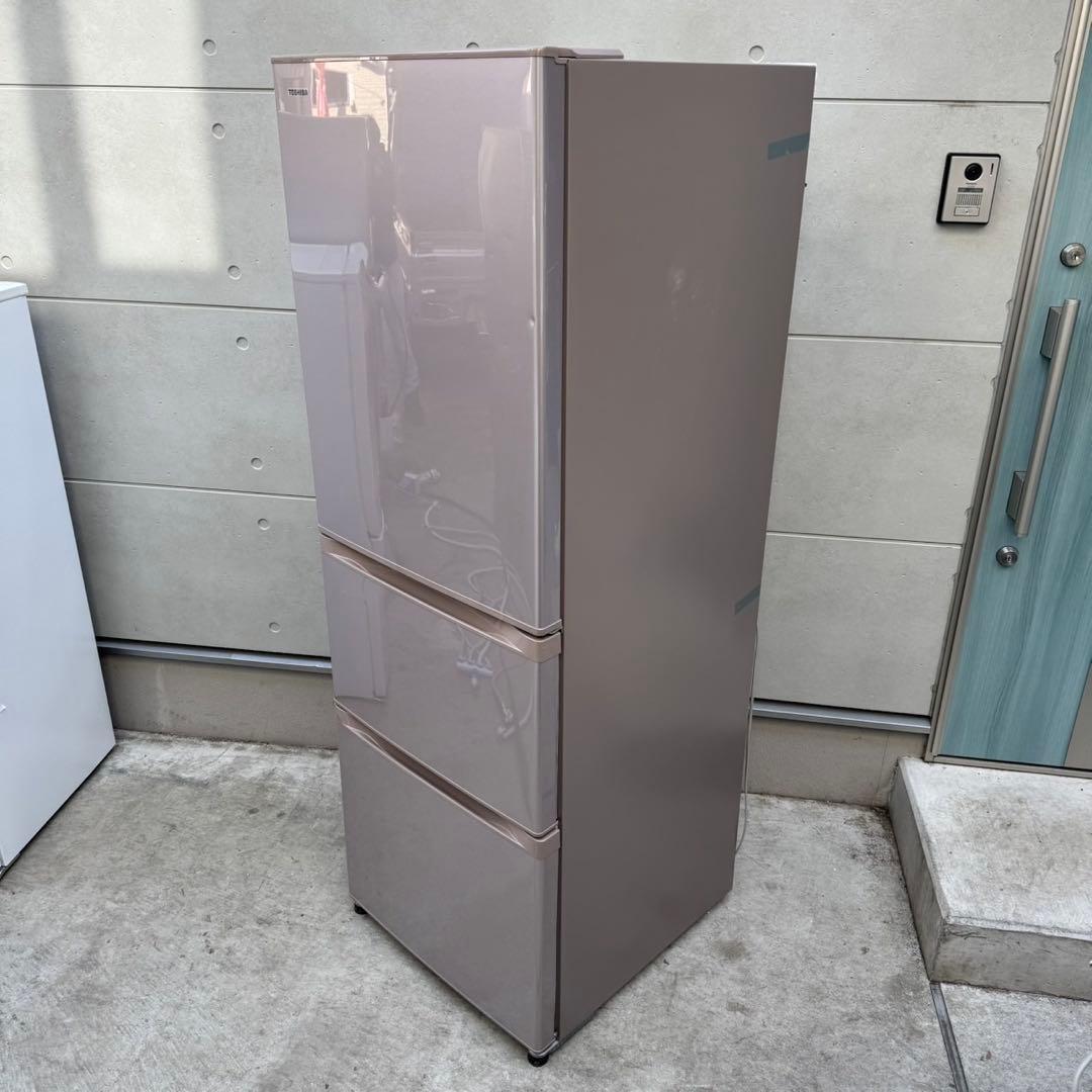 213⭐️2017年製☆東芝 冷蔵庫 大型 3ドア 自動製氷 363L - メルカリ