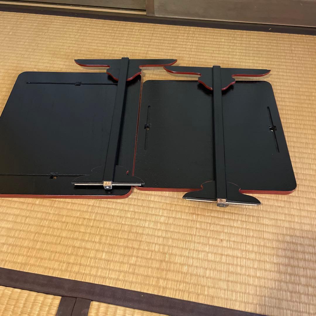 茶道具「鵬雲斎好」『平悠棚』組立式　保護シート付