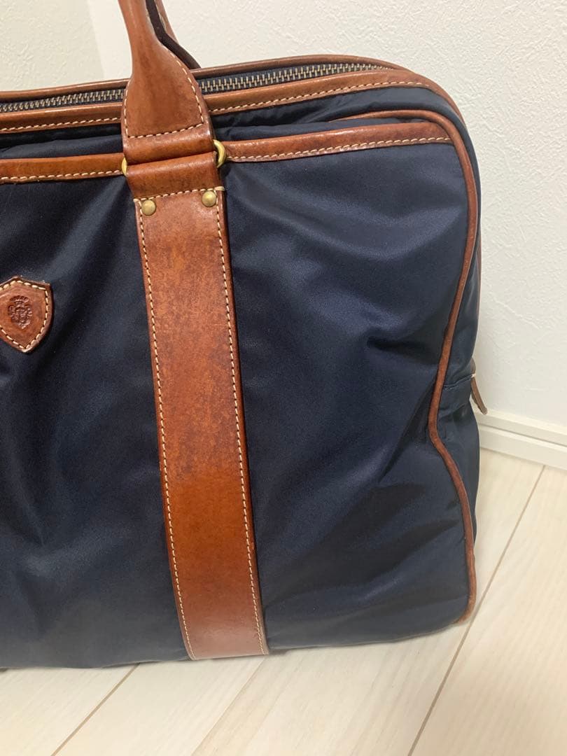 【美品オススメ】フェリージ1882 ビジネスバッグ　ネイビー