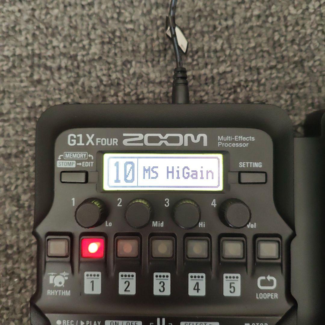 ZOOM G1X FOUR ギター用マルチエフェクター（純正アダプター付き）