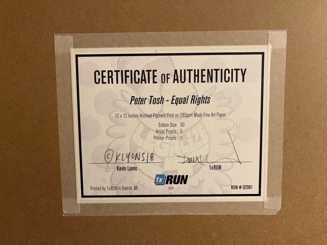 限定 Kevin Lyons ケヴィンライオンズ ジークレー シルクスクリーン