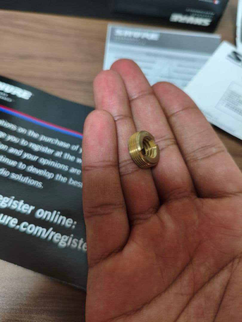 SHURE SM57 ダイナミックマイク (美品) + SHURE ポップガード