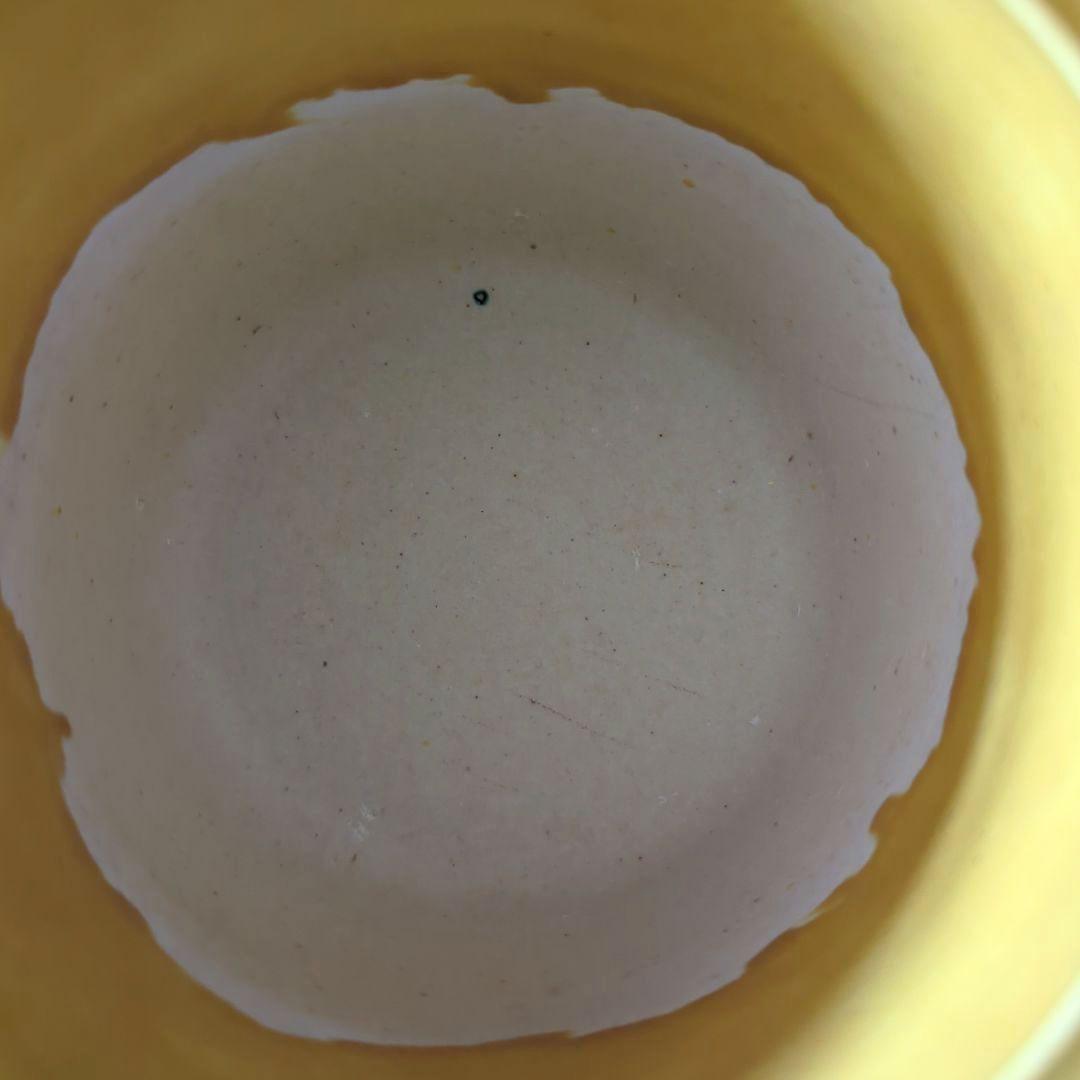 陶芸 茶道具 交趾焼 永楽善五郎造 黄交趾 牡丹唐草紋 火入 煙草