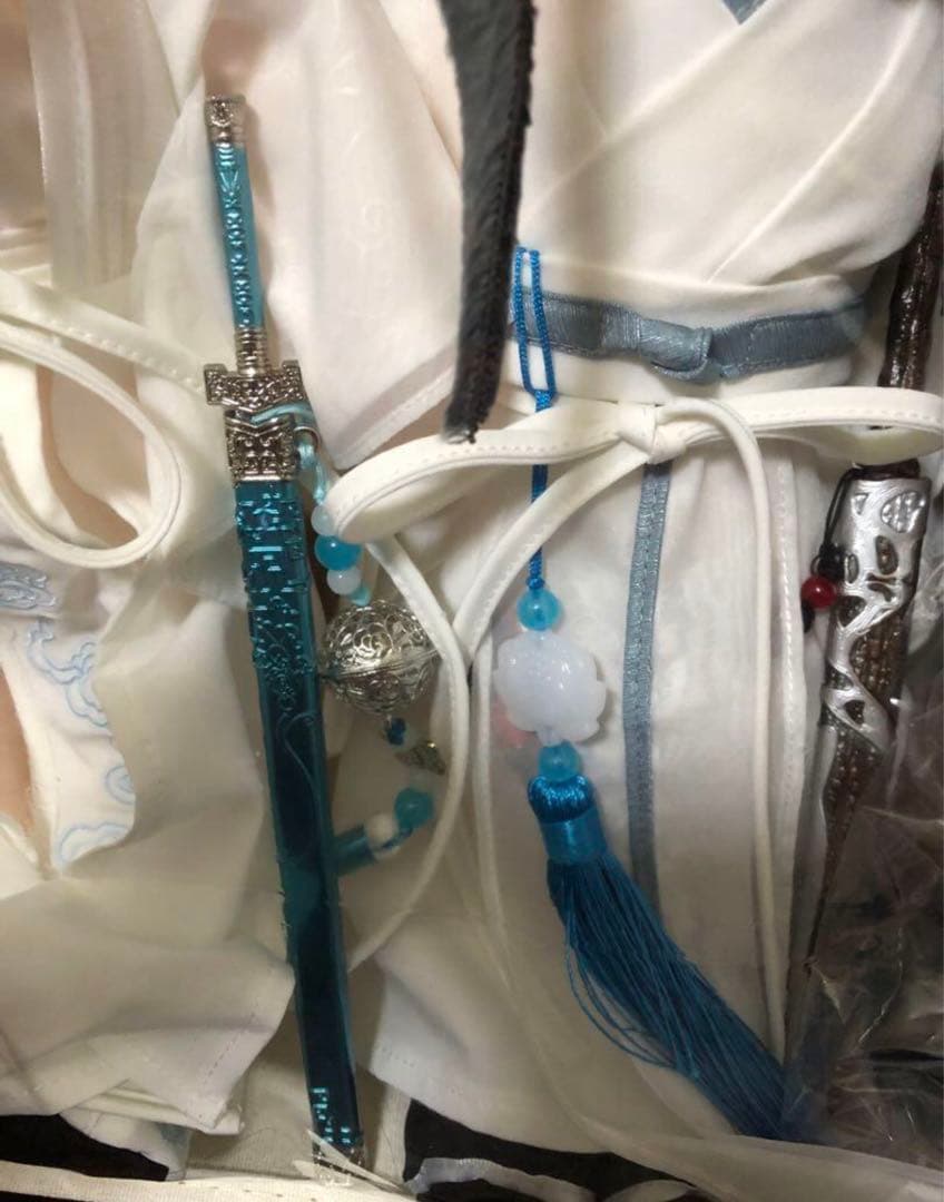 激レア 博君一肖 陳情令 座学時代 藍湛 魏嬰 ぬいぐるみ40cm + 衣装小物